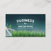 Rasenpflege und Landschaftsschutz Aquamarin Ombre Visitenkarte (Vorderseite)
