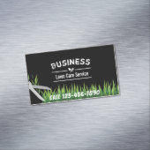 Rasenpflege und Landschaftsschutz Beruflich Magnetische Visitenkarte (Beispiel)