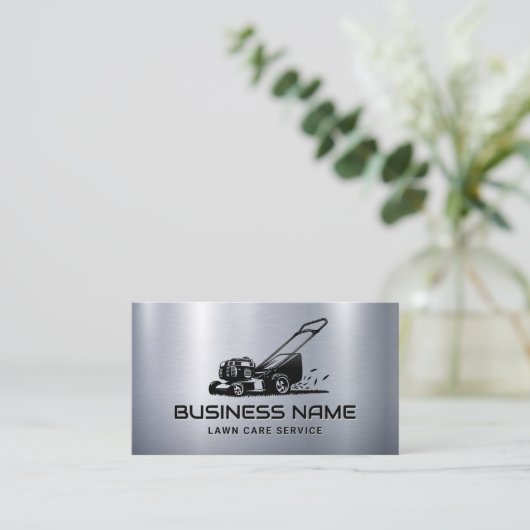 Rasenpflege und Landschaftsschutz für Berufliches Visitenkarte (Stehend Vorderseite)
