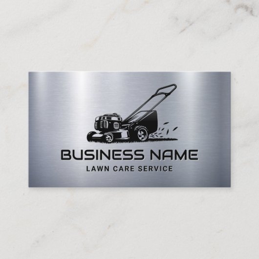 Rasenpflege und Landschaftsschutz für Berufliches Visitenkarte (Vorderseite)