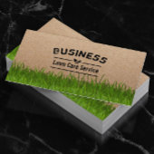 Rasenpflege und Landschaftsschutz Rustikale Kraft Visitenkarte