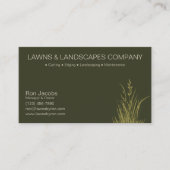 Rasenpflege und Landschaftsschutz Visitenkarte (Vorderseite)