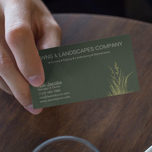 Rasenpflege und Landschaftsschutz Visitenkarte