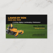 Rasenpflege und Landschaftsschutz Visitenkarte (Vorderseite)