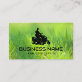 Rasenpflege und Landschaftsschutzschildkröten: Grü Visitenkarte (Vorderseite)