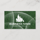 Rasenpflege und Landschaftsschutzschildkröten: Grü Visitenkarte (Vorderseite)