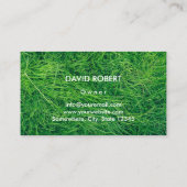 Rasenpflege und Landung Beruflicher Rasenmäher Visitenkarte (Rückseite)