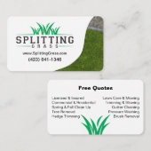 Rasenpflege Visitenkarte (Vorne/Hinten)