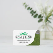 Rasenpflege Visitenkarte (Stehend Vorderseite)