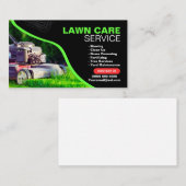 Rasenpflege zum Reinigen von Gras entfernen Visitenkarte (Vorne/Hinten)
