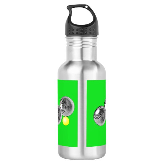 Rasenschale, kurze Matratzen Wasserflasche (Rückseite)