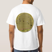 Rasenschalen 2024 Goldene Münze, Mens Value Shirt (Rückseite)