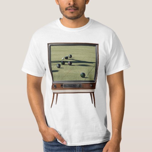 Rasenschalen im analogen Fernsehen, T-Shirt (Vorderseite)