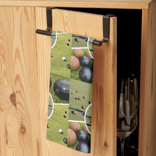 Rasenschalen mit fünf Bildern, Geschirrhandtuch Geschirrtuch (Drittel gefaltet)