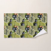 Rasenschalen mit fünf Bilderrahmen, Badetücher-Set Badhandtuch Set (Handtuch)