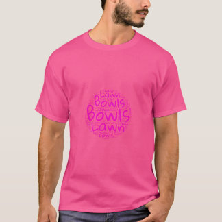 Rasenschalen - rosa T-Shirt