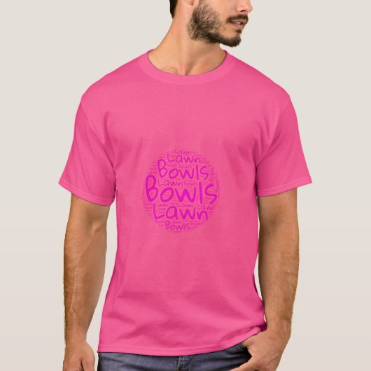 Rasenschalen - rosa T-Shirt (Vorderseite)