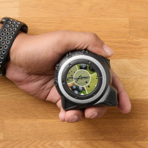 Rasenschalen rund um die Collage, Tape-Maßnahme Maßband