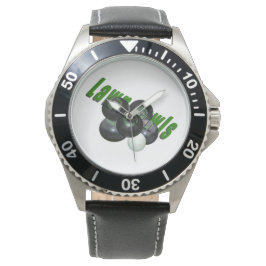 Rasenschalen und Logo, Armbanduhr