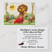 Rasenschnitt / Landschaftsschnitt / Rasendienst - Visitenkarte (Vorne/Hinten)