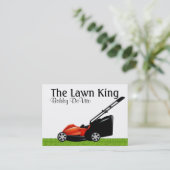Rasenschnitt / Landschaftsschnitt / Rasendienst -  Visitenkarte (Stehend Vorderseite)