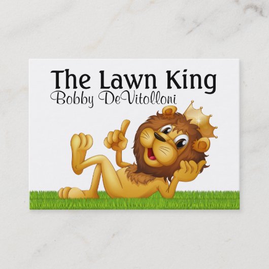 Rasenschnitt / Landschaftsschnitt / Rasendienst - Visitenkarte (Vorderseite)