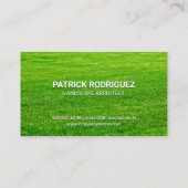 Rasenschnitt | Tree Business Card Visitenkarte (Rückseite)