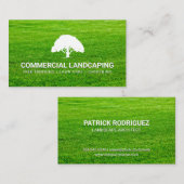 Rasenschnitt | Tree Business Card Visitenkarte (Vorne/Hinten)