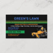 Rasenschnitt und Landschaftsschutz Visitenkarte (Vorderseite)
