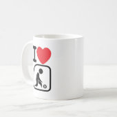 Rasenschüsseln der Liebe I Kaffeetasse (Vorderseite Links)