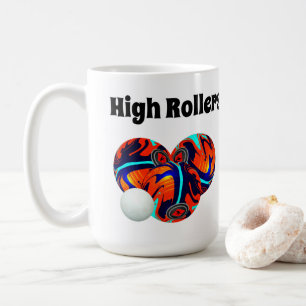 Rasenschüsseln Hochwalzen, Tasse des Kaffees