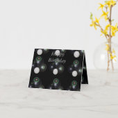 Rasenschüsseln, kleine Glückliche Geburtstagskarte Karte (Gelbe Blume)