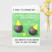 Rasenschüsseln, Kurze matte Schüsseln Geburtstagsk Karte (Gelbe Blume)