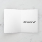 Rasenschüsseln, Kurze matte Schüsseln Weihnachtska Feiertagskarte (Innenseite)