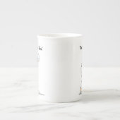 Rasenschüsseln: Ruhige Schüsseln Porzellantasse (Vorderseite)