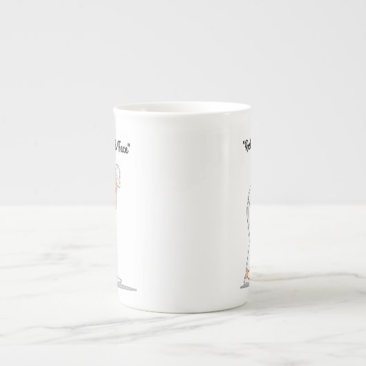 Rasenschüsseln: Ruhige Schüsseln Porzellantasse (Vorderseite)