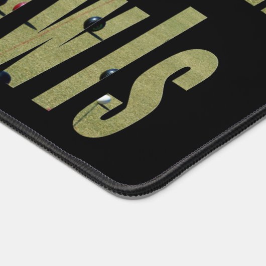 Rasenschüsseln sind das Wort, Schreibtischmatte (Ecke)