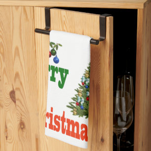 Rasenschüsseln, Weihnachtshandtuch Geschirrtuch