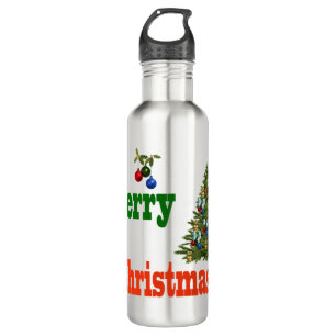 Rasenschüsseln, Weihnachtswasserflasche Edelstahlflasche