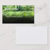 Rasensorgfalt und Landschaftsgestaltung der Visitenkarte (Vorne/Hinten)