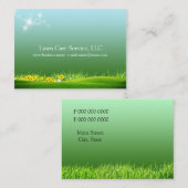 Rasensorgfaltgeschäft Visitenkarte (Vorne/Hinten)