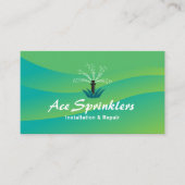 Rasensprinkler - Installation und Reparatur von Be Visitenkarte (Vorderseite)