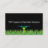 Rasensprinkleranlagen und Bewässerungsanlagen Visitenkarte (Vorderseite)
