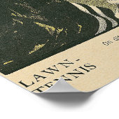 RasenTennis Poster (Ecke)