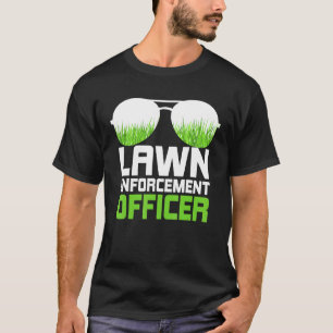 Rasenvollzugsbeamter Landschaft Rasenpflege Garde T-Shirt