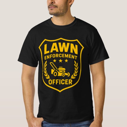 Rasenvollzugsbeamter T-Shirt (Vorderseite)