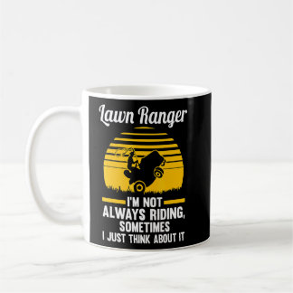 Rasenwächter Ich fahre nicht immer mit Rasenmäher Kaffeetasse