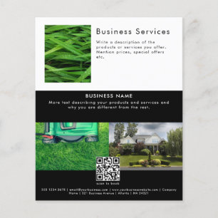 Rasenwerbung Flyer Rasen Gartenpflege Gras