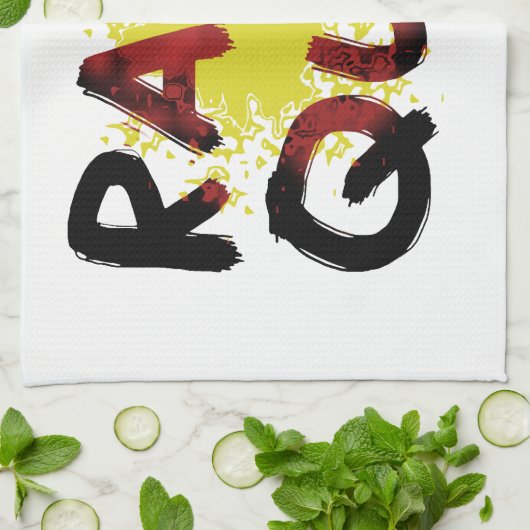 Raserei beendigt handtuch (Gefaltet)