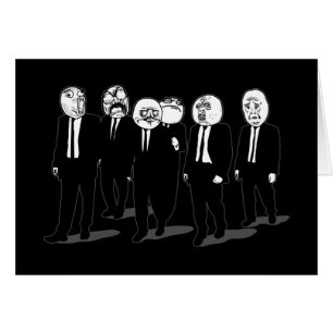 Raserei-Comic meme Gesichtsgehen